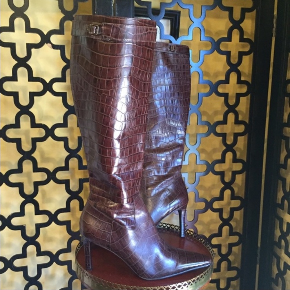 Vintage Ralph Lauren Women’s Leather Boots - Size 8